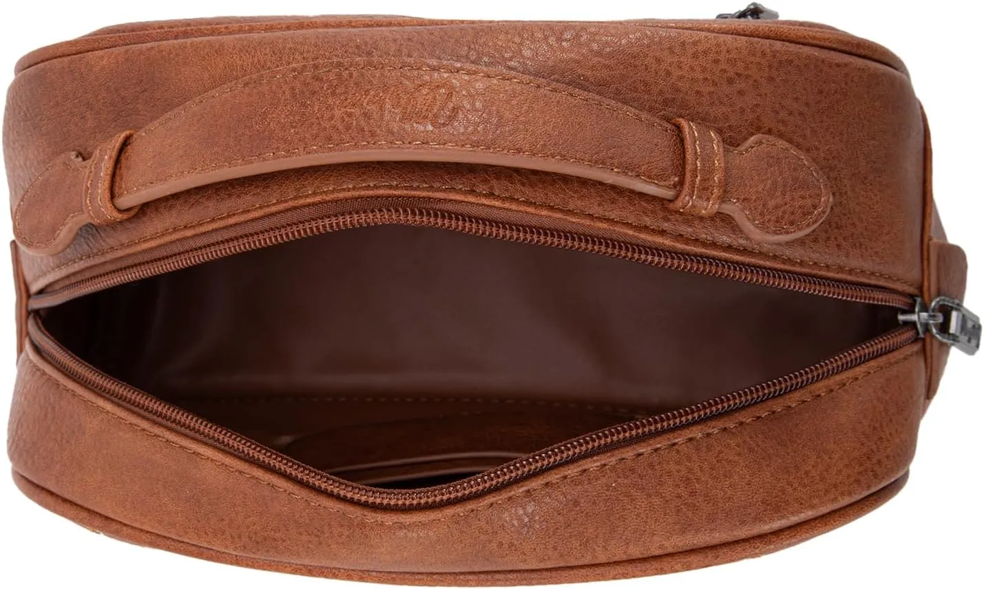 Wrangler Makeup Pouch Bag Mini Western Toiletry Purse Cosmetic Organizer Paisley Travel Pouch for Women