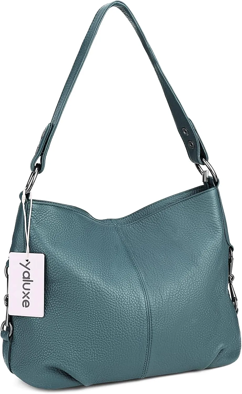 YALUXE Genuine Leather Shoulder Bags Stylish Hobo Handbags Purses Crossbody Bags for Women