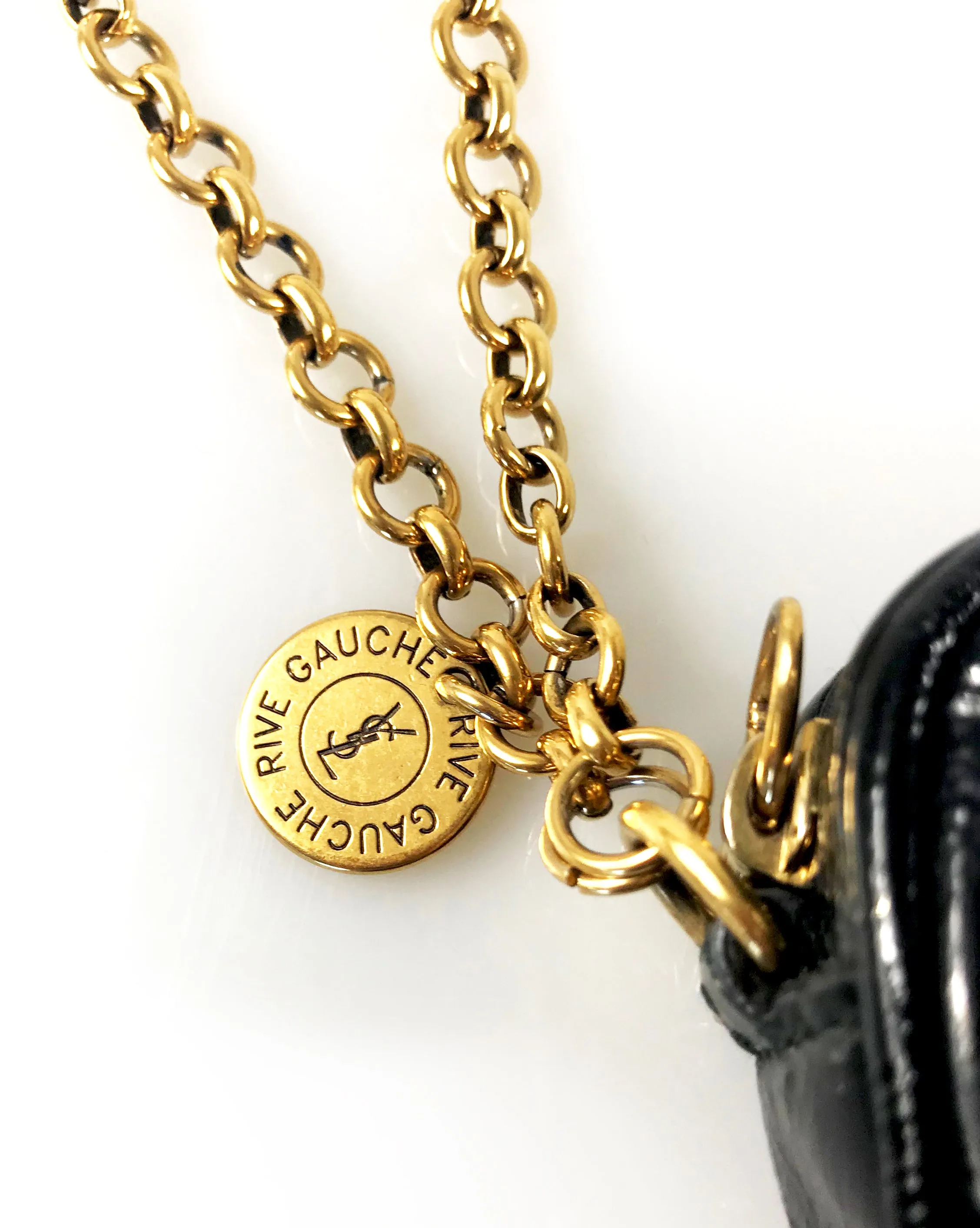 Yves Saint Laurent Patent Leather Wristlet