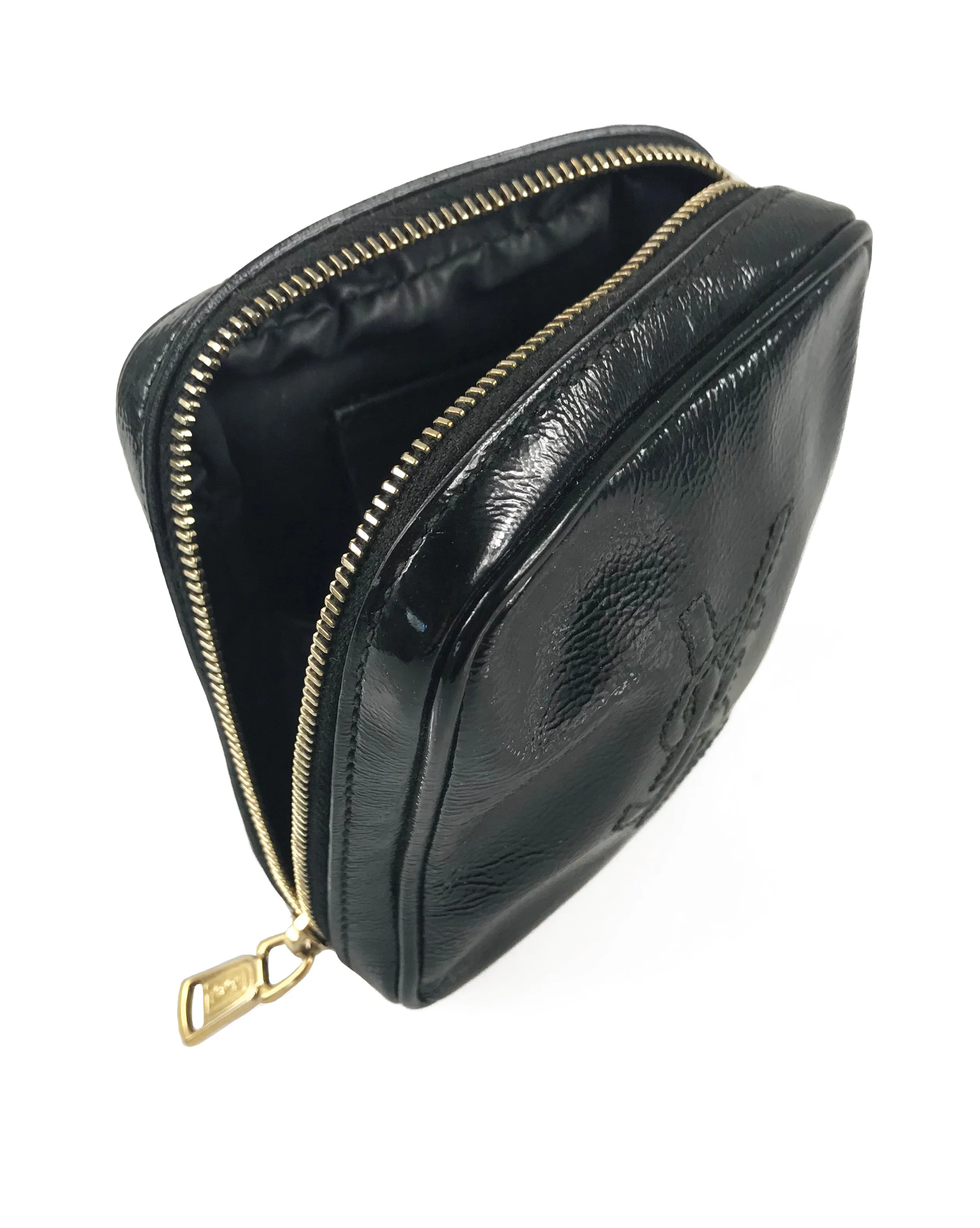 Yves Saint Laurent Patent Leather Wristlet