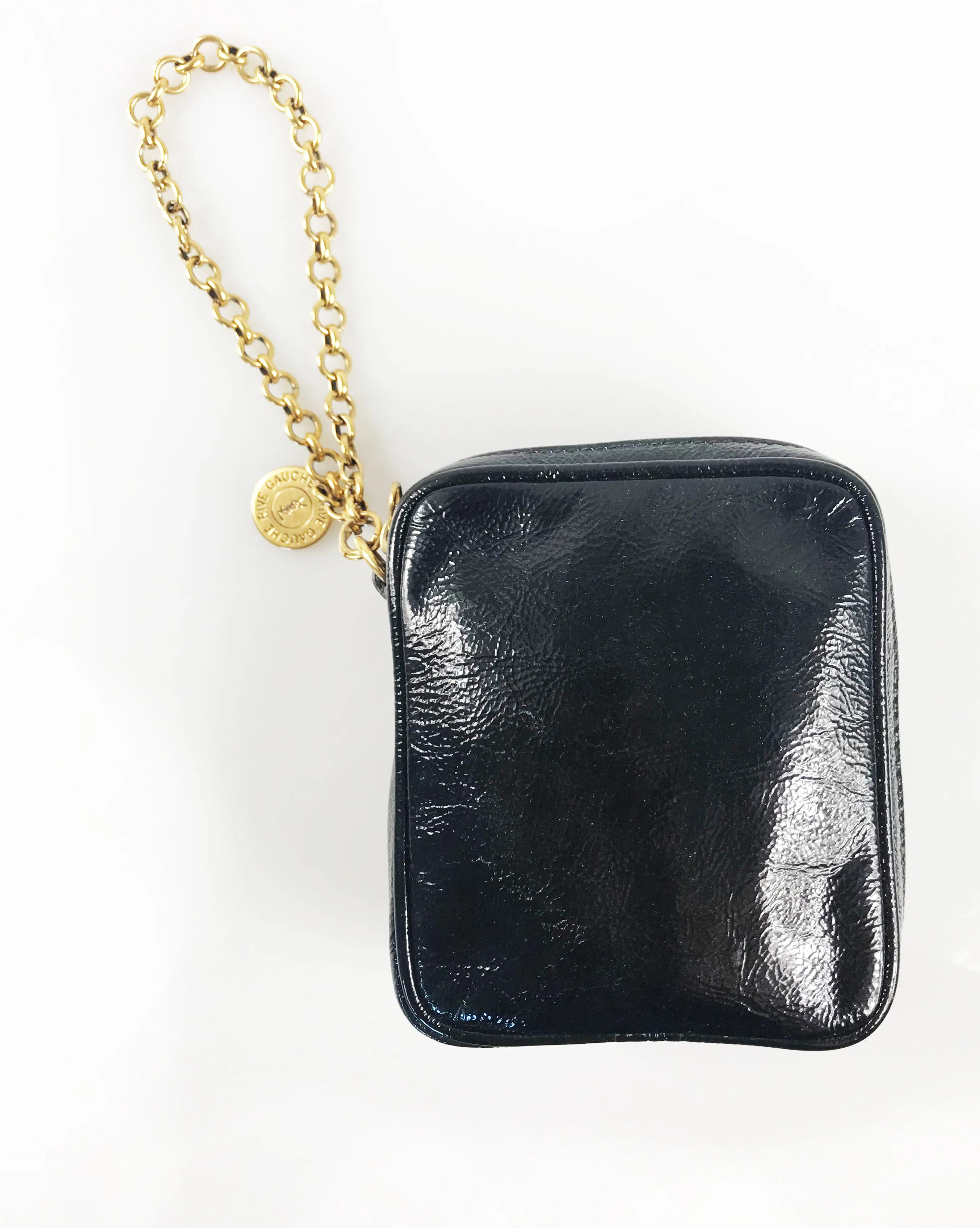 Yves Saint Laurent Patent Leather Wristlet