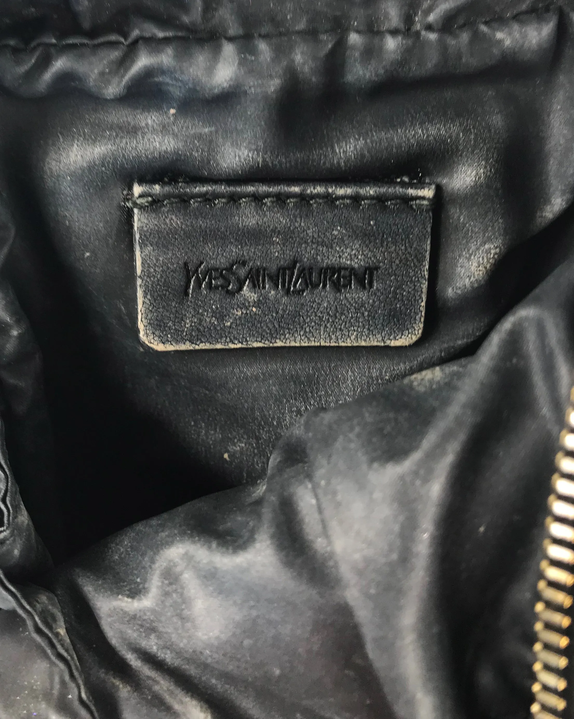 Yves Saint Laurent Patent Leather Wristlet
