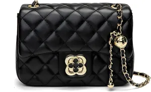 YXBQueen Quilted Leather Handbag Designer Crossbody Bags Women Purses and Handbags