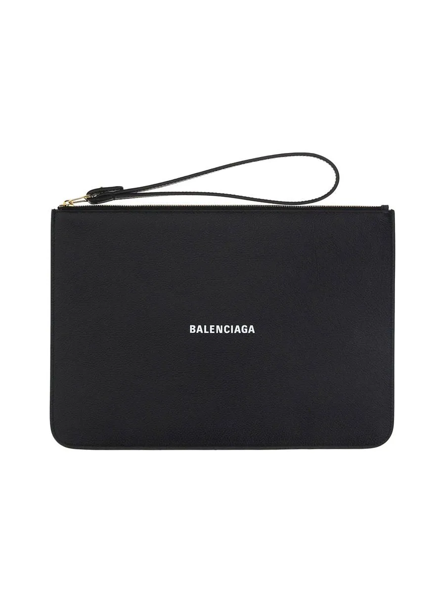 Zipped Leather Pouch